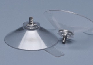 Glaswand Saugnapfaufhängung 4-fach für AbsorPic Schallabsorber oder Akustikbild